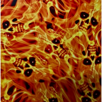 Folia do hydrografiki - Płonące czaszki